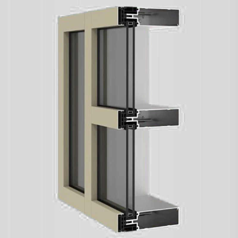 YCW 752 OGP - Outside Glazed Pressure Wall System with Polyamide Pressure Plates - Image 2