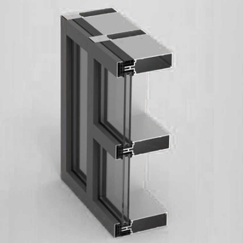 YCW 752 OGP - Outside Glazed Pressure Wall System with Polyamide Pressure Plates - Image 4