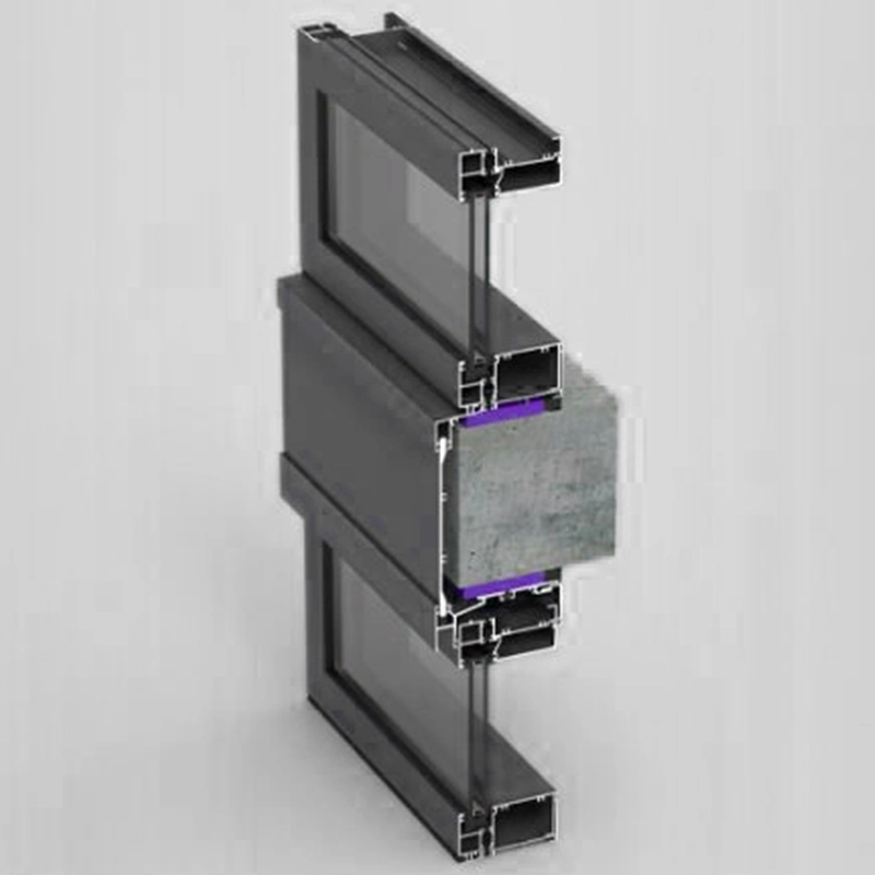 YWW 50 T - Thermally Broken Window Wall System with Optional Slab Edge and Cover - Image 2
